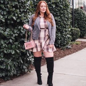 Pink Plaid Dress